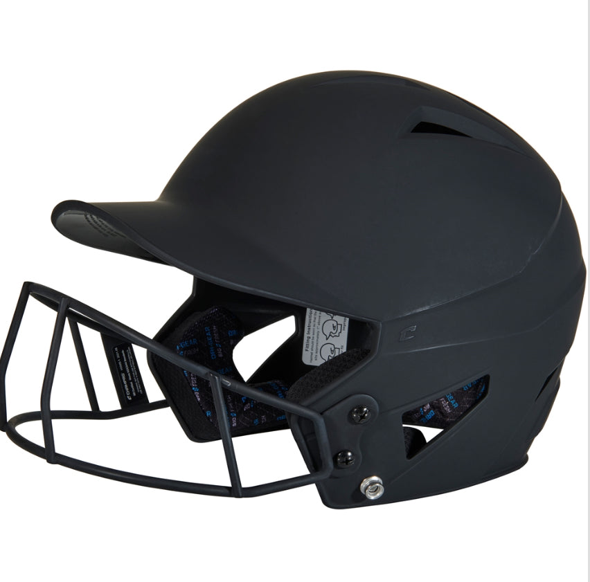 Madness Black RISE BATTING HELMET W/FACEMASK