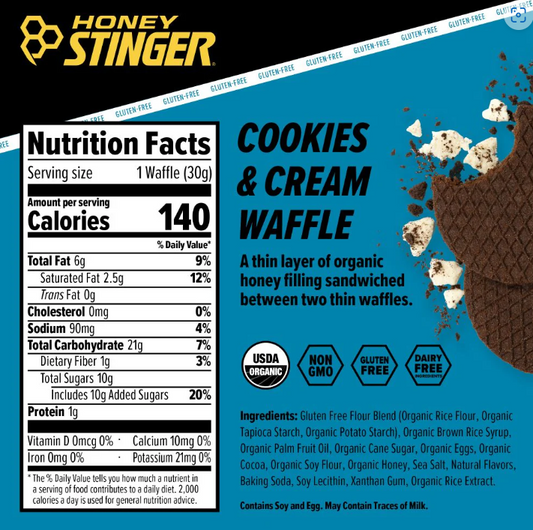 Cookies and Cream Waffle Box of 12