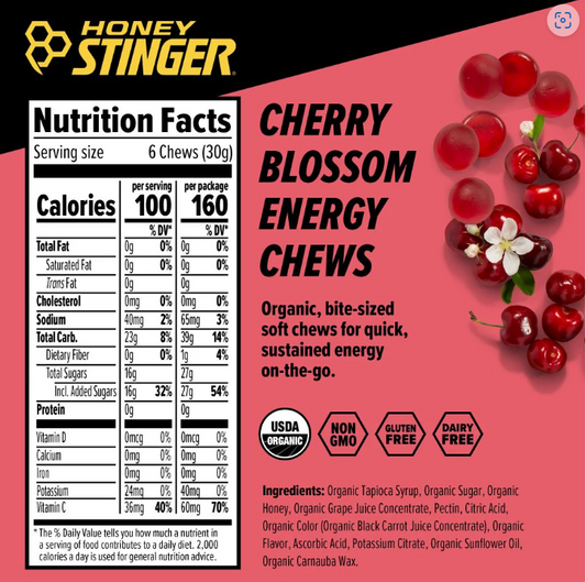 Cherry Blossom Energy Chew Box of 12