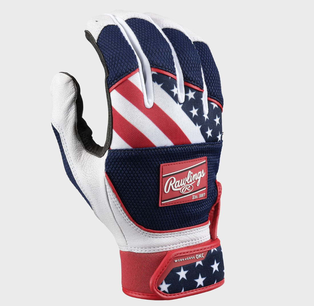 RAWLINGS WOMENS WORKHORSE OKC FASTPITCH BATTING GLOVES
