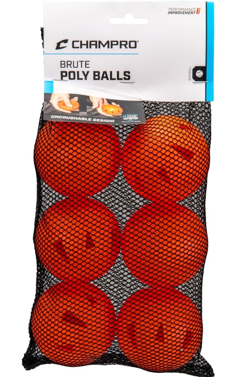 9" Brute Poly Ball 6 pack