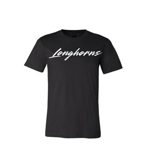 HORNS COTTON  T SHIRT (WHITE LOGO)