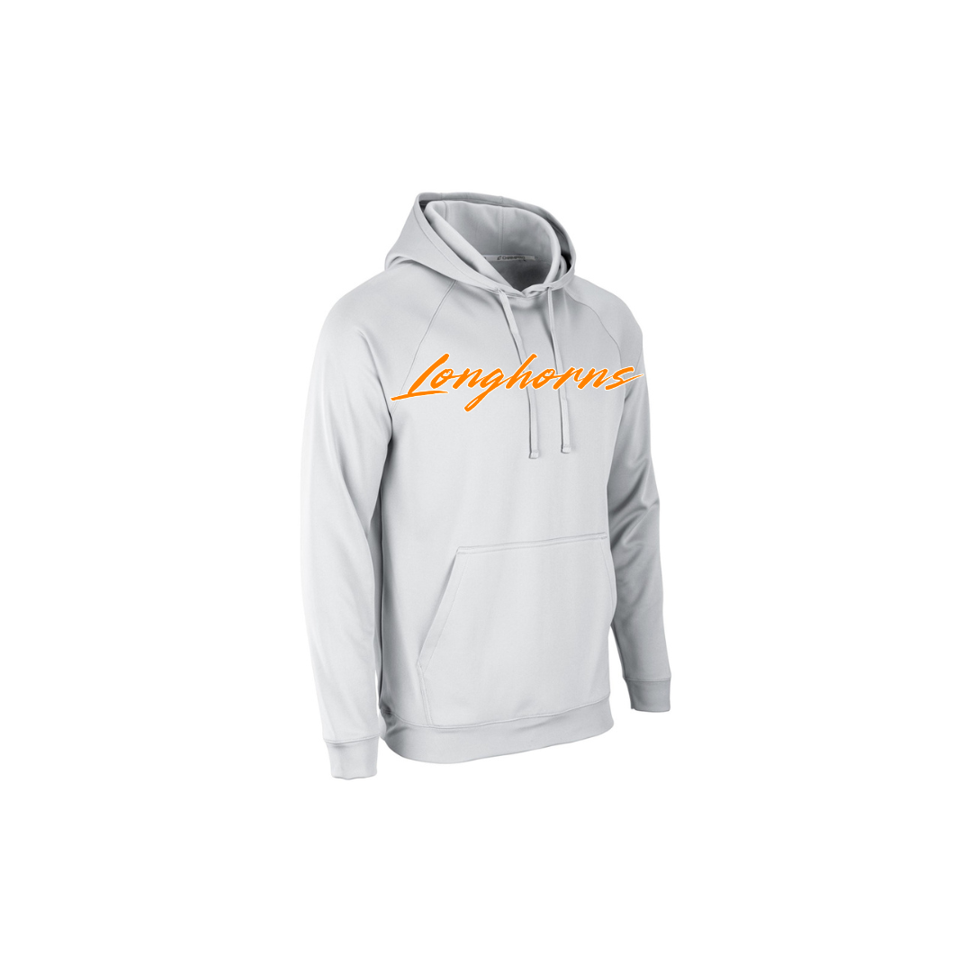 WHITE Horns Victory Fleece (Orange Logo)