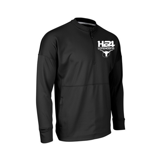 HORNS CHAMPRO 1/4 ZIP VICTORY FLEECE (BLACK)