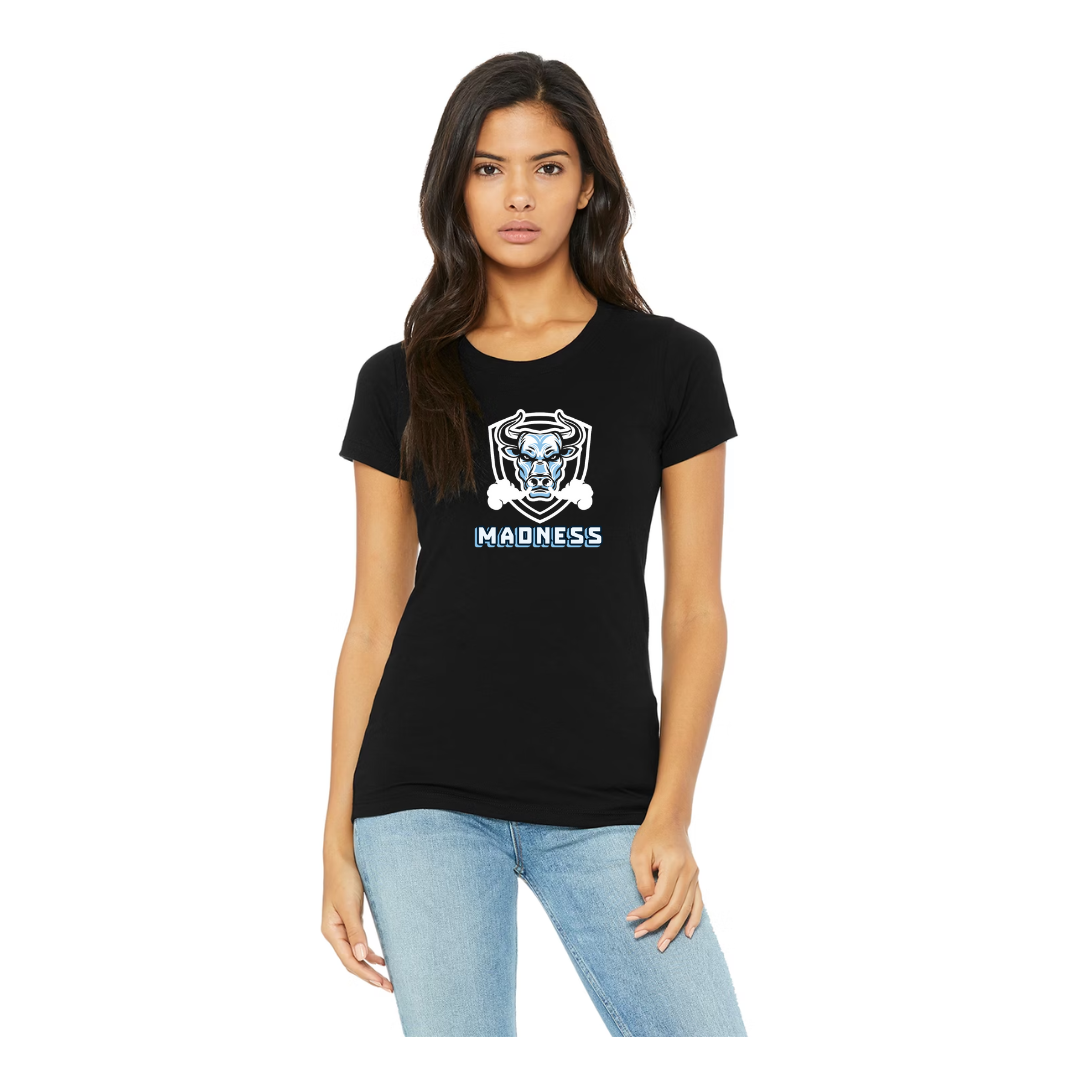 MADNESS WOMANS BELLA & CANVA  COTTON T SHIRT (BULL)