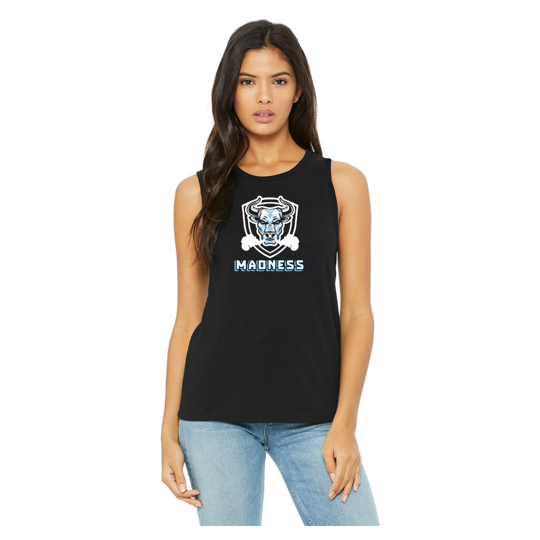 MADNESS WOMANS BELLA & CANVA  COTTON TANK TOP (BULL)