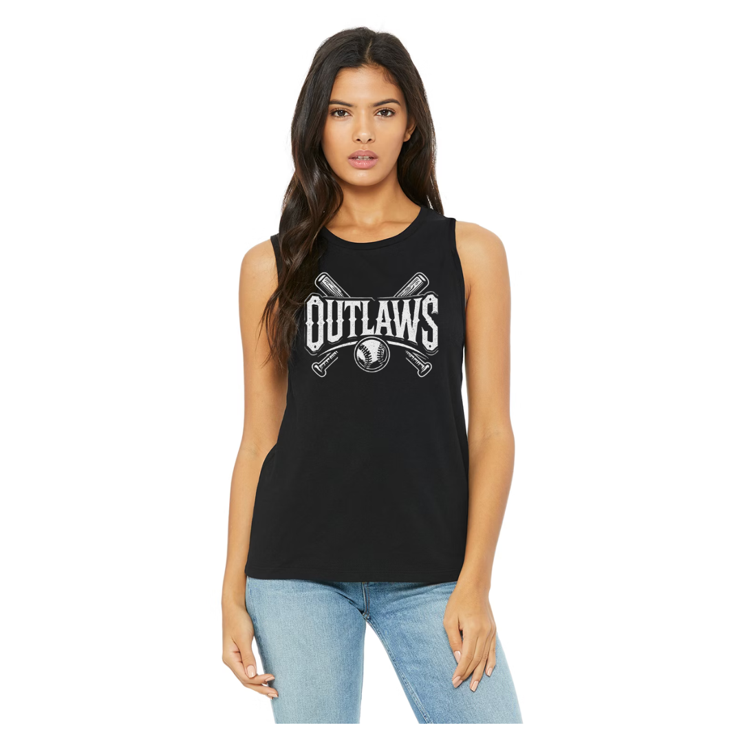 OBC WOMANS BELLA & CANVA  COTTON TANK TOP (OUTLAWS)