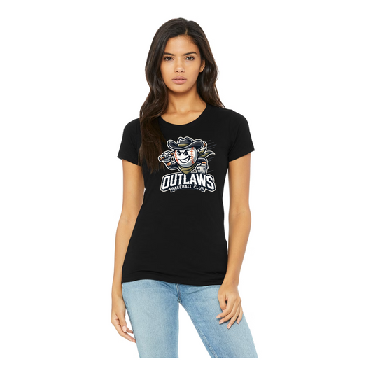 OBC WOMANS BELLA & CANVA  COTTON T SHIRT (OUTLAW MAN)