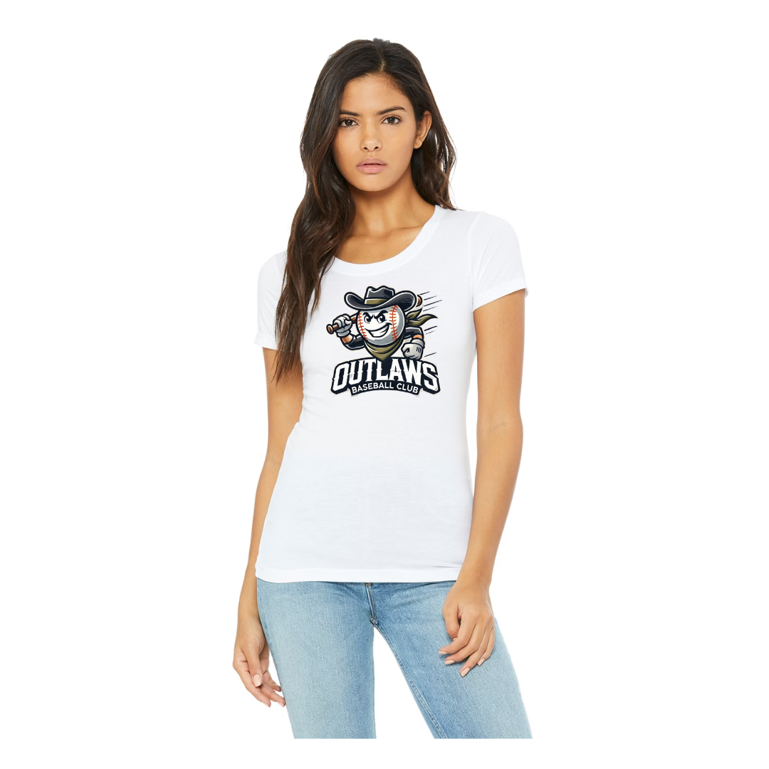 OBC WOMANS BELLA & CANVA  COTTON T SHIRT (OUTLAW MAN)