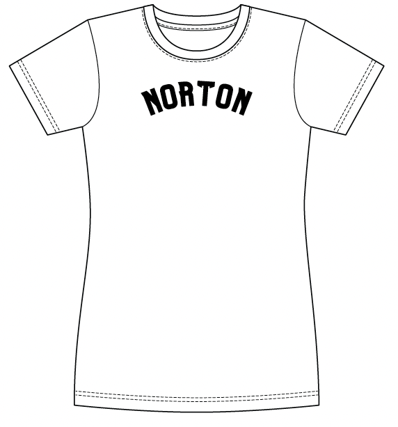 Norton Baseball "Norton" Women's Vision Tee