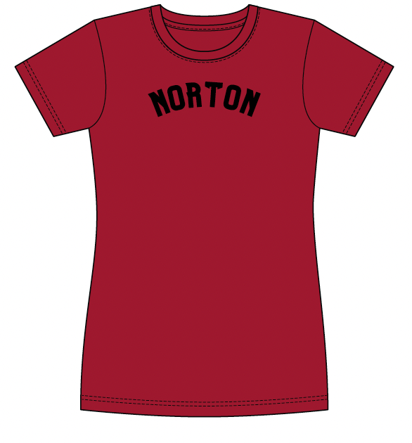 Norton Baseball "Norton" Women's Vision Tee