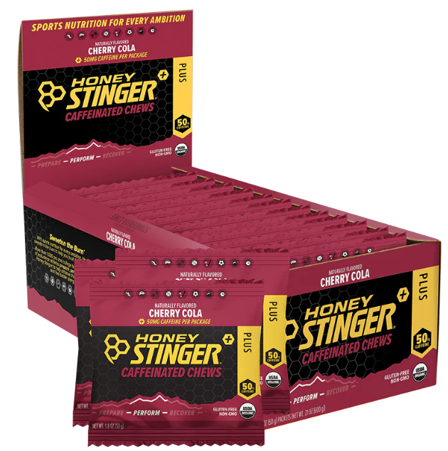 Caffeinated Cherry Cola Energy Chews Box of 12