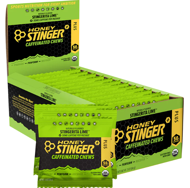 Honey Stinger Caffeinated Stingerita Lime Energy Chew
