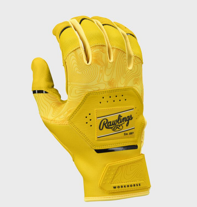 RAWLINGS ADULT WORKHORSE BASEBALL BATTING GLOVES