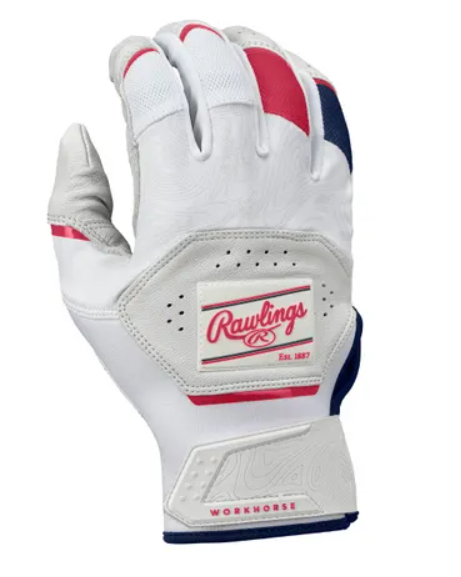 RAWLINGS ADULT WORKHORSE BASEBALL BATTING GLOVES