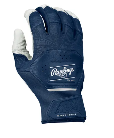 RAWLINGS ADULT WORKHORSE BASEBALL BATTING GLOVES
