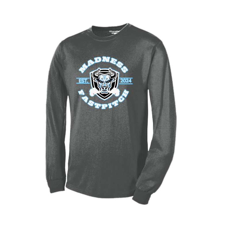 LongSleeve Shirt (Bull logo) - Grey Bull
