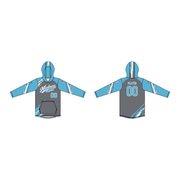 Madness Sublimated LongSleeve T Shirt Hoodie - front and back