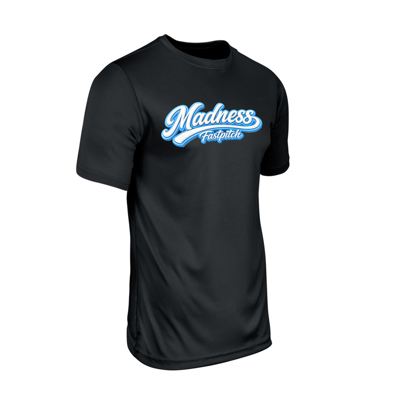 Madness Women's Dry Fit Tee - Black