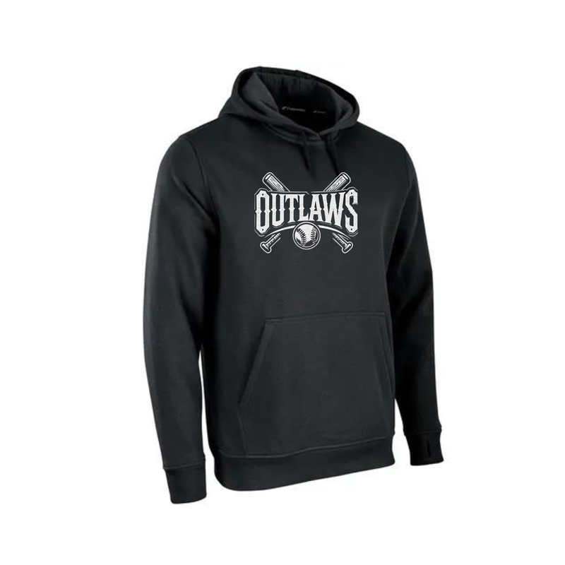 OBC Victory Fleece (Outlaws Bats) - Black - Outlaws Bats Logo
