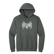 OBC Victory Fleece (Outlaws Bats) - Gray - Outlaws Bats Logo