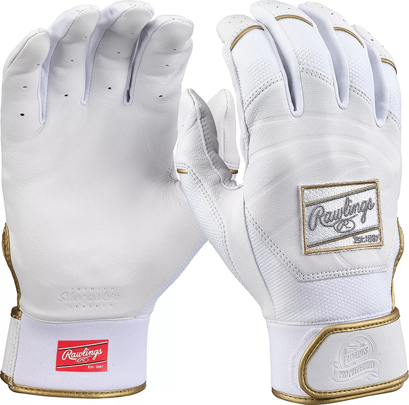 RAWLINGS ADULT PRO PREFERRED BASEBALL BATTING GLOVES