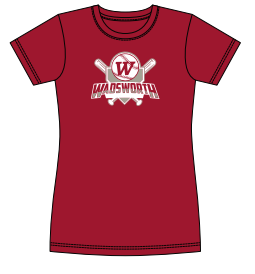 Wadsworth Baseball Women's Vision Tee