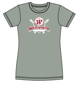 Wadsworth Baseball Women's Vision Tee