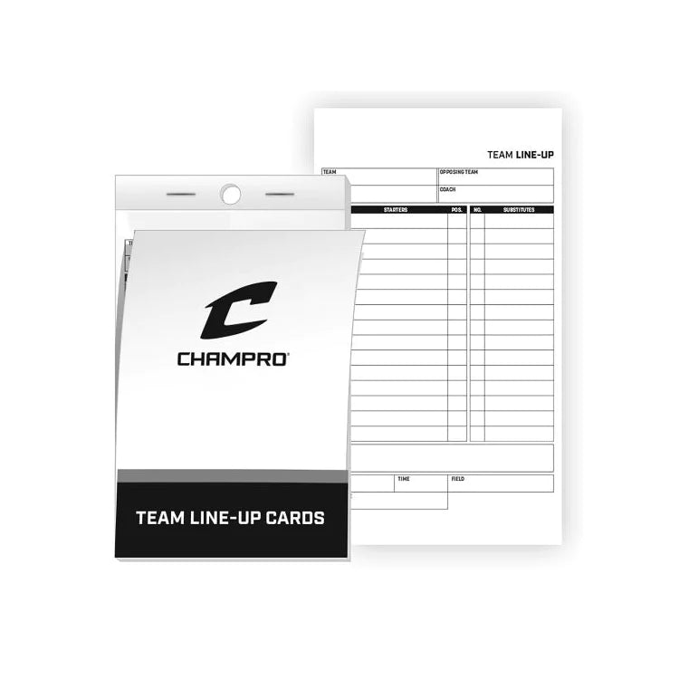 Champro Line-Up Cards - 1 Dozen